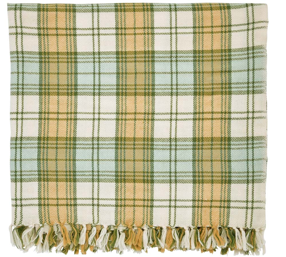 Willow Bough Leaf Green Throw